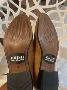 Tan Leather Wingtip Dress Shoes