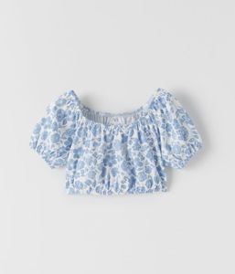 Zara Floral Crop Top
