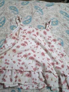 Floral Print Tiered Camisole Top