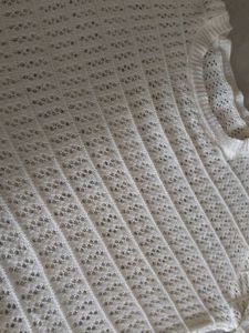 Cream Crochet Knit Sweater