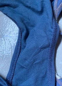 New Mossimo Blue Bikini Bottom with Side Tie (M)