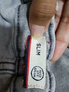 Grey Wash Denim Jeans