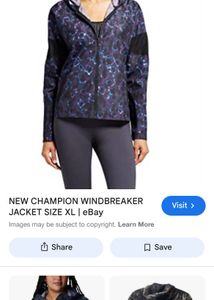 Floral Print CHAMPION wind Jacket 🧥