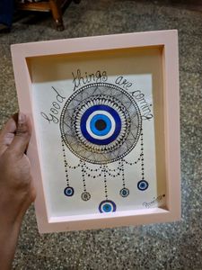 Evil Eye Mandala Art Frame