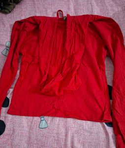 Vibrant Red Hoodie