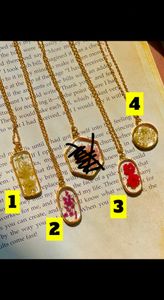 resin necklaces
