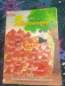 Class 12th  Entrepreneurship Textbook CBSE