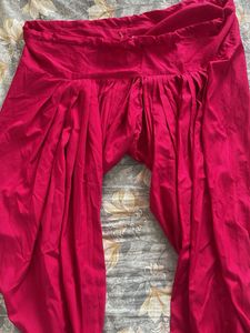 Vibrant Pink Patiala suit salwar