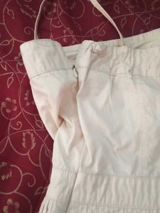 Cream Smocked Sundress