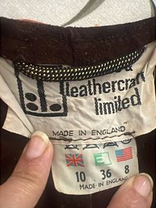 Brown Suede Vest with Belt Detail