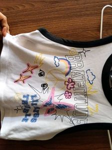 Cute Graphic Crop Top