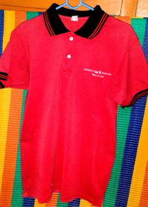 Maruti Suzuki Red Polo T-Shirt