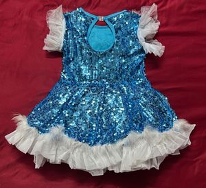 Sparkling Blue Sequin Dress