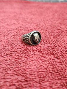 Skull Design Silver Ring
