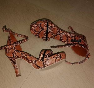 Snakeskin Heels