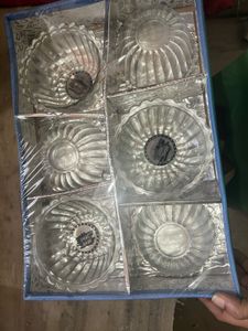 Set of 6 Glassware Bowls