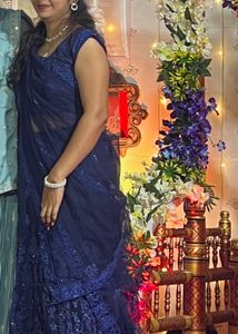Elegant Blue Lehenga Choli