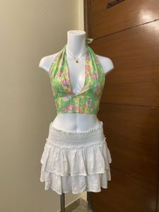 Floral Halter Top 🎀