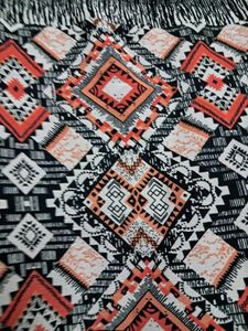 Boho Print Cold Shoulder Top