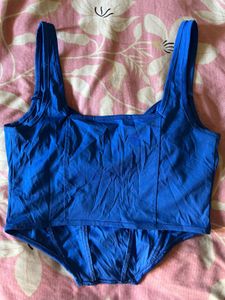 Vibrant Blue Corset Top