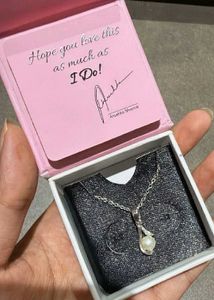 Giva Elegant 925 silver Pearl Pendant Necklace