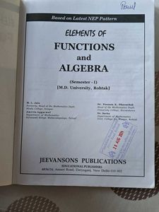Elements of Functions &amp; Algebra