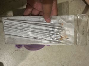 Fine Detail Paint Brush Set and tray for prof.