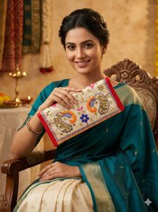 Embroidered Pouch for women