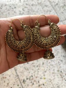 Matte Golden earring