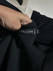 Chic Black Open Front Blazer