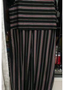 Striped jumpsuit Set