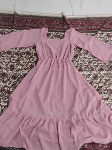 Elegant Pink Ethnic Gown
