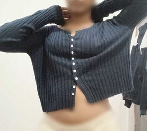 Stylish Black Cardigan Sweater