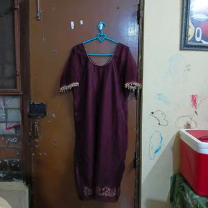 Elegant Embroidered Kurta Set