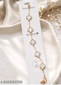 Elegant Clover Charm Bracelet