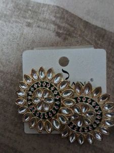 Elegant Kundan Stud Earrings