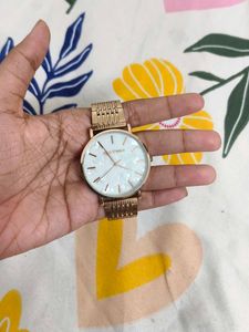 Elegant Rose Gold Watch