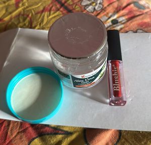 Aloe Gel & Lipstick Combo