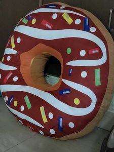 Giant Donut Plush Pillow
