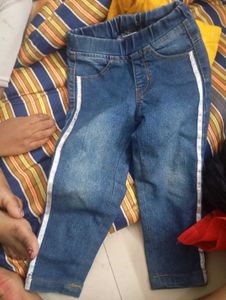Stylish Denim Jeans and non branded topsfor Girls