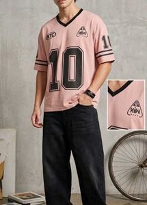 Retro Nude Pink '10' Graphic T-Shirt