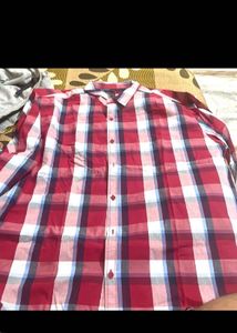 Here n Now Checked Casual Shirt - Red &amp; Blue