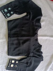 Black Mirror Work Blouse