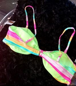 Multicolored Bikini Bra