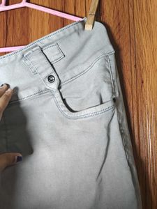 Free delivery - Light Grey Slim Fit Jeans