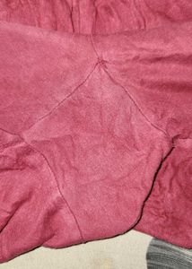 Maroon Relaxed Fit cycling shorts underskirt
