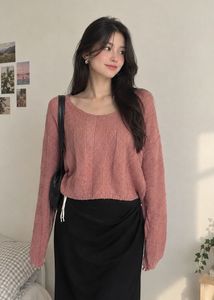 Cute Pink Knit Sweater