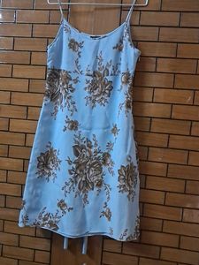 Floral PRINT  One Piece Dress Imported Fabric