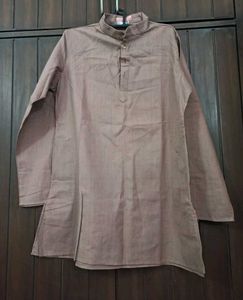 Men's Pastel Brown Kurta