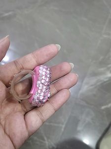 Pink Tally Counter with Rhinestones